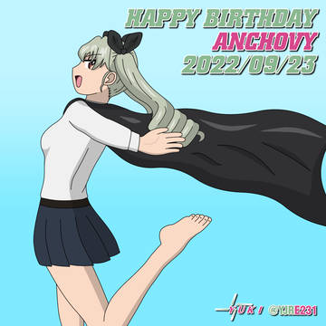 アンチョビ 誕生日絵2022
