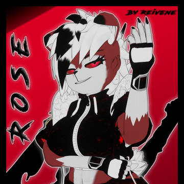 Midnight Rose Render Poster