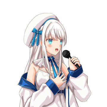 凪乃ましろのFAの背景なしマイク差分
