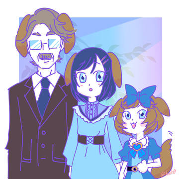 パムみみ轟さんとここねちゃんとパムパム