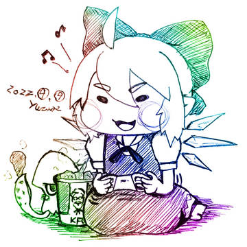 <東方>⑨月⑨日<チルノちゃ>