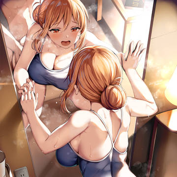 ガハママとスク水えっち