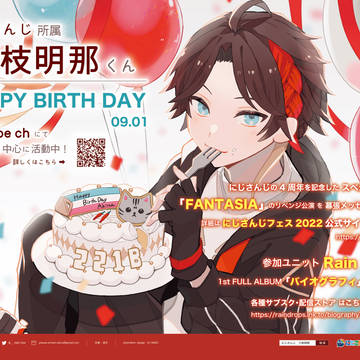 お誕生日駅広告