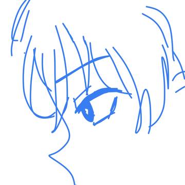 藍の線
