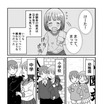 【創作】くっついてくる幼馴染の漫画
