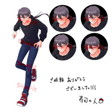 TRPG用立ち絵の御依頼をいただきました