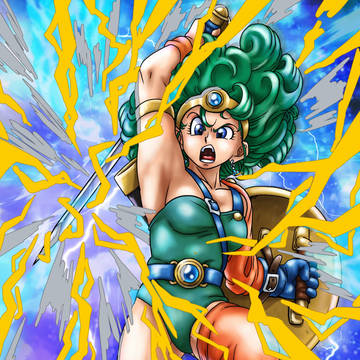 ドラクエ4の女主人公 勇者ソフィア (クロスブレイド風)