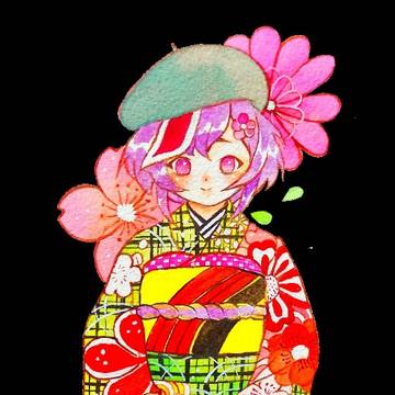 Qiqi in furisode