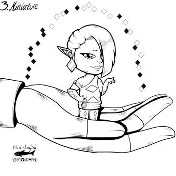 linktober day 3 Miniature