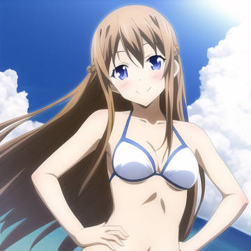 ビーチにて