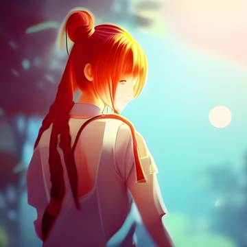 AI girl draw