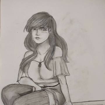 Mysterious smile
