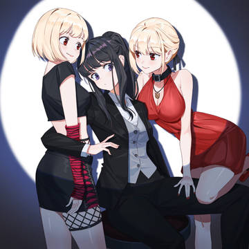 来点女同