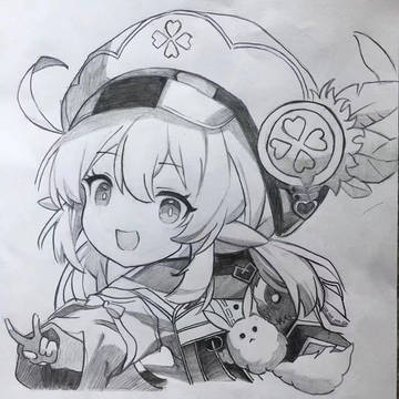 可莉临摹~