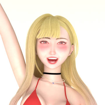 リアル寄りに喜多川海夢のようなものを作ってみた