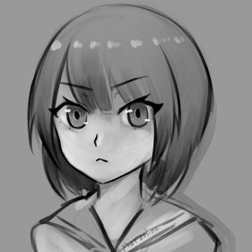 Angry School girl