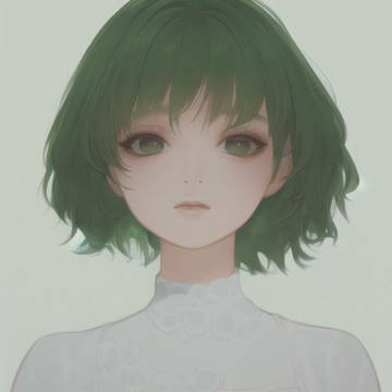 Green Hair Girls!