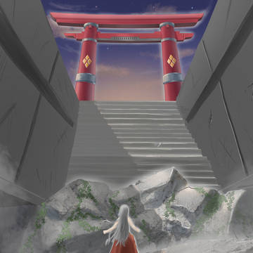 鳥居の先