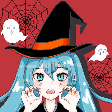驚かせる練習するミクちゃん