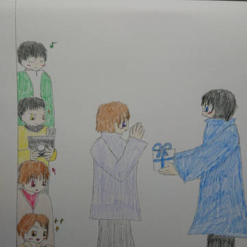紫の誕生日。