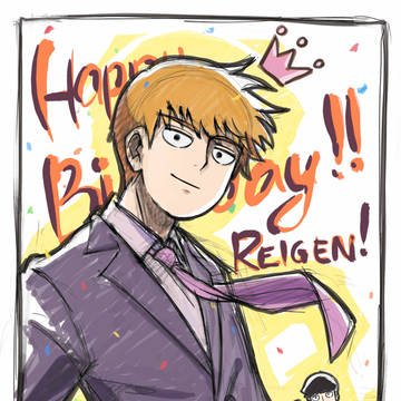 お誕生日おめでとう霊幻！🎉