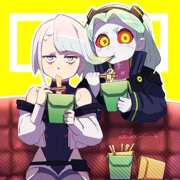 もぐもぐルーシー&レベッカ