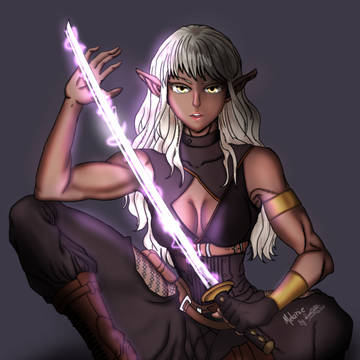 [OC] Dark Elf Rogue by me~