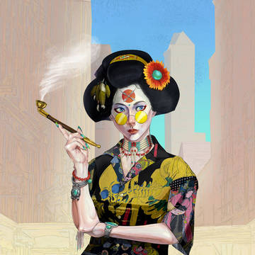 GEISHA X NATIVE AMERICAN FASHION