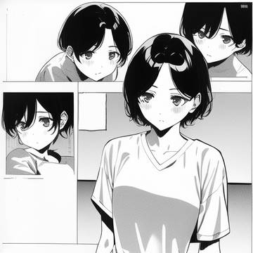 AI 漫画風