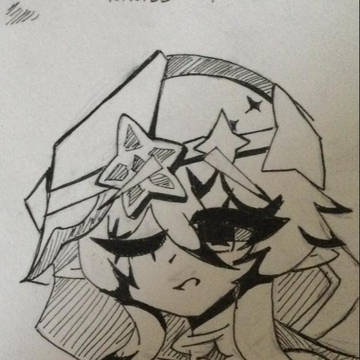 Layla sketch, genshin impact