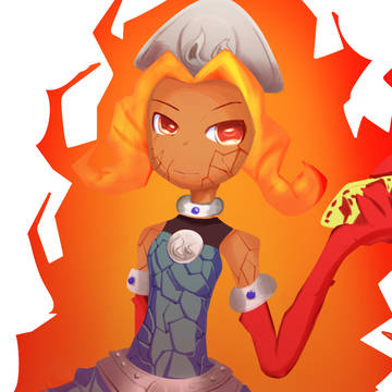 ラヴァル炎火山の侍女