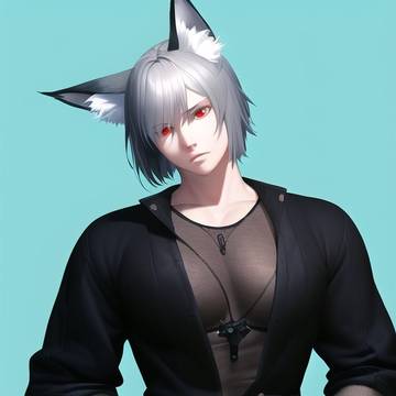 银发の猛男