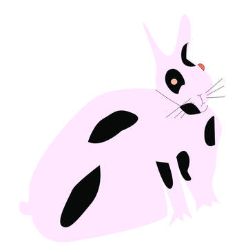 ぶちウサギ