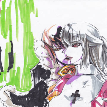 ここ最近かいてたカラーイラストのまとめ