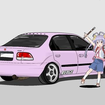 Renge Miyauchi With Civic