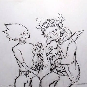 ホー常+ちびホとヒナやみくん