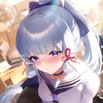 神里綾華 セーラー服2