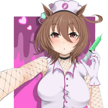 ゾンビ（風）ナース仮装なアグネスタキオン