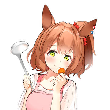 エプロン姿のアストンマーチャン