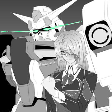 シャル・アクスティカとガンダムプルトーネ