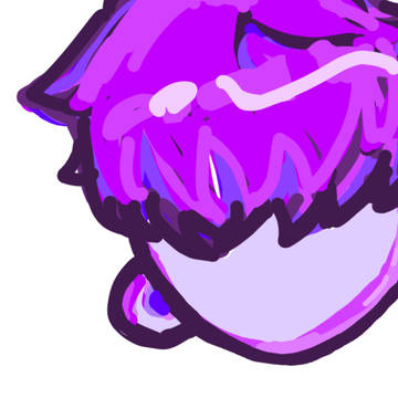 むらさきのらくがき