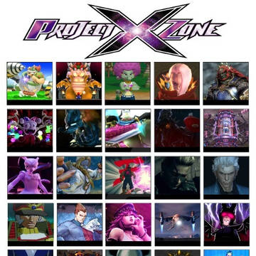 My Project X Zone Boss Units!