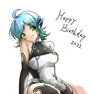 ノノノちゃん誕生日絵2022
