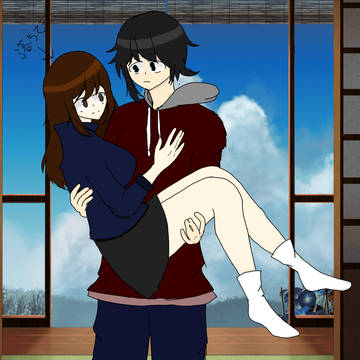 ハシゴから落ちた女の子