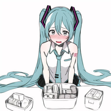 Bento prepared by Hatsune Miku