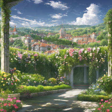 各类森系+建筑组合