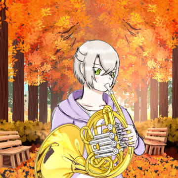 早朝に響く角笛の音
