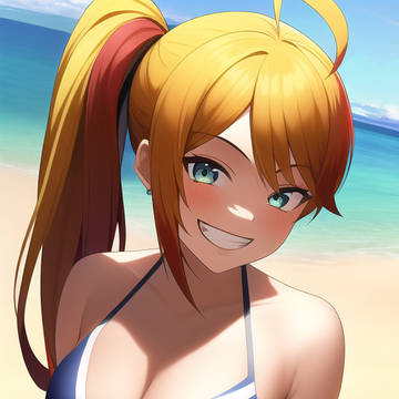 水着似合ってるかな？