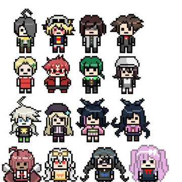 ダンガンロンパReset_ドット絵