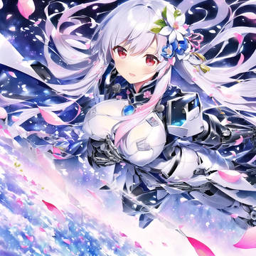 極彩色のメカ娘